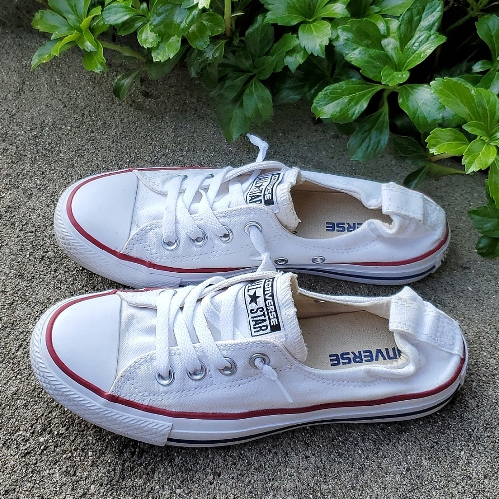 White Converse Shoreline - Picture 2 of 4